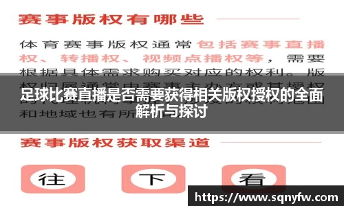 足球比赛直播是否需要获得相关版权授权的全面解析与探讨
